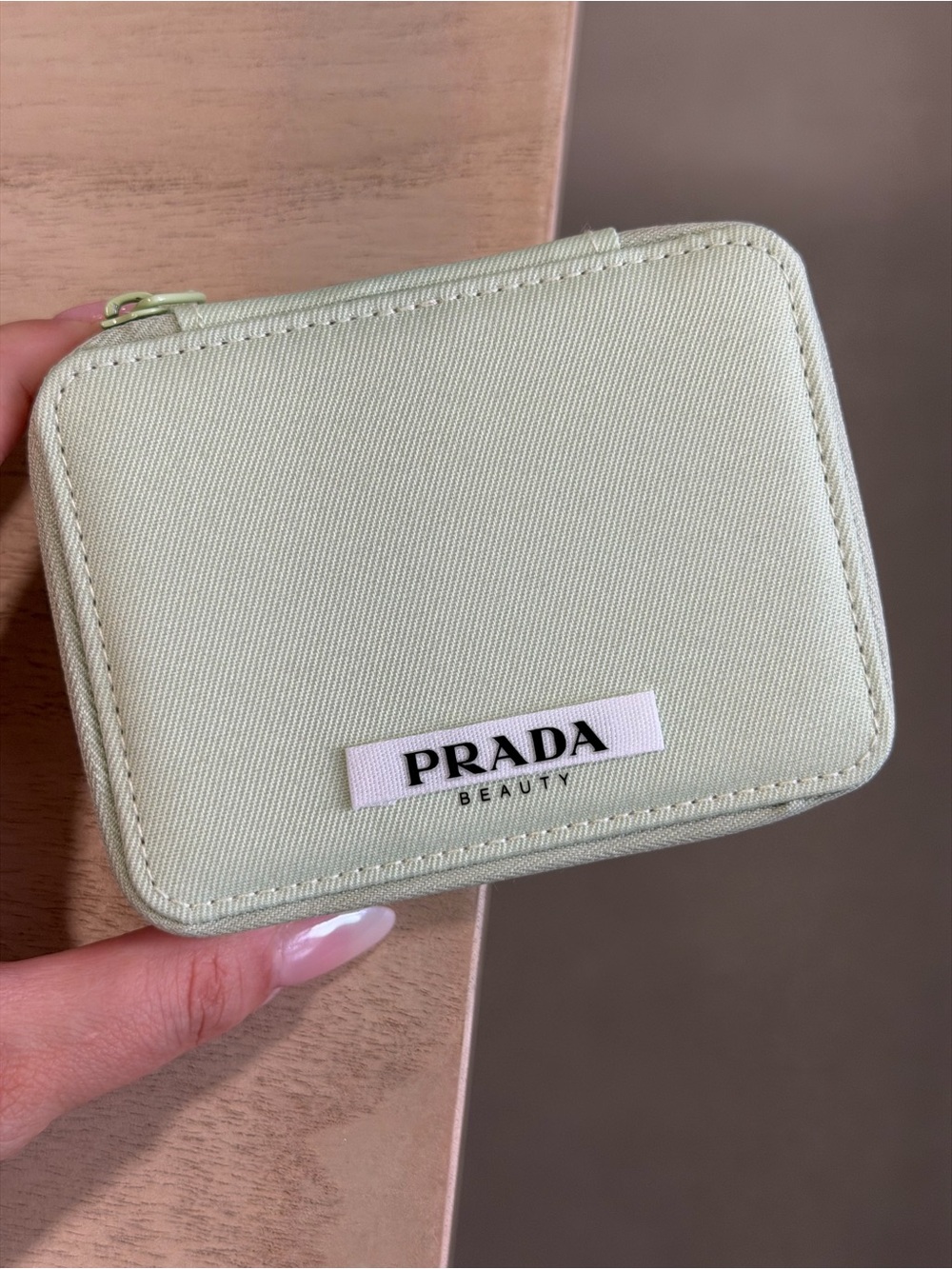 Prada Beauty Mint Green Vanity Case (GWP)